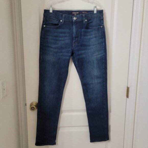 Michael Kors Size 33x32 Parker Slim-Fit Stretch-Cotton Jeans - Picture 10 of 13